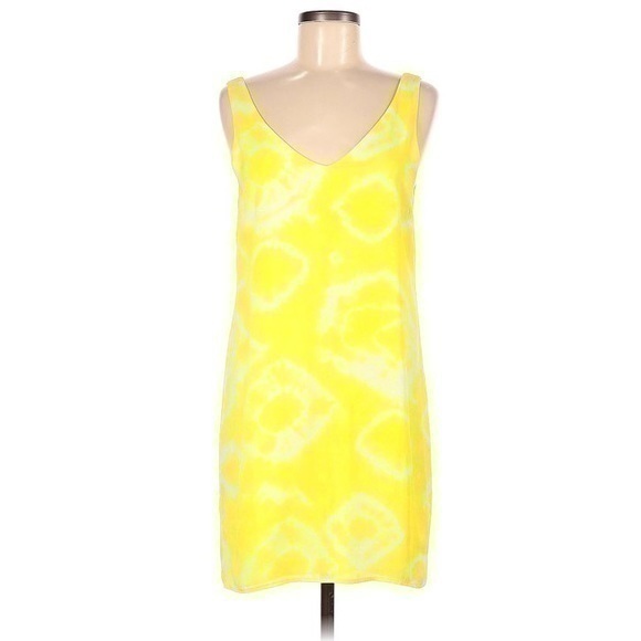 Yellow Tie Back Tie Dye Dress Brand Is Eight Sixty